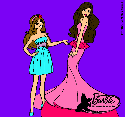 Barbie estrena vestido