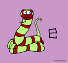 Dibujo Serpiente pintado por nnnnnnnnnnan