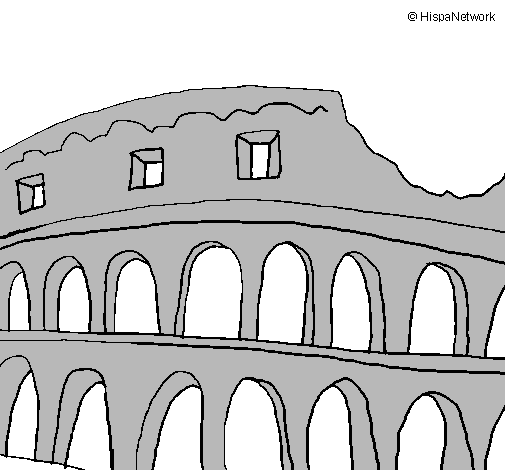 Dibujo Coliseo pintado por Maria_15