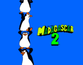 Dibujo Madagascar 2 Pingüinos pintado por alalalalalal