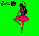 Dibujo Barbie bailarina de ballet pintado por cyra