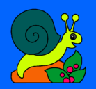 Dibujo Caracol pintado por minmin