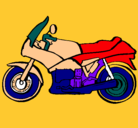 Dibujo Motocicleta pintado por juliocsear
