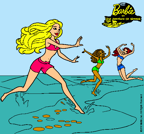 Barbie de regreso a la playa