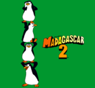 Dibujo Madagascar 2 Pingüinos pintado por sulopa