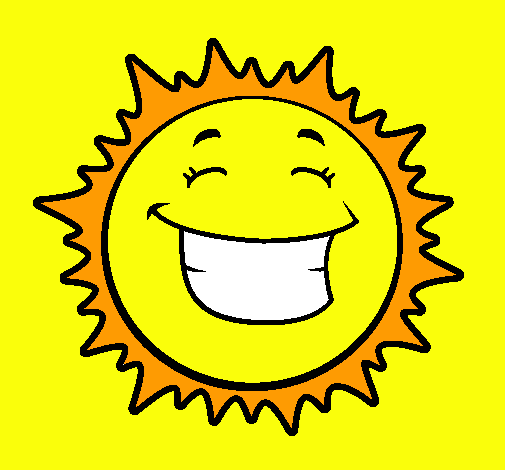 Sol sonriendo