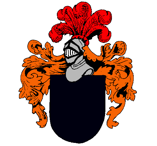 Escudo de armas y casco