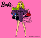 Dibujo Barbie de compras pintado por B14NCUCH1