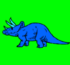 Dibujo Triceratops pintado por david05