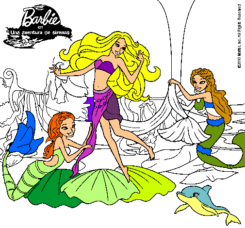 Barbie con sirenas