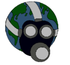 Dibujo Tierra con máscara de gas pintado por Maria_15