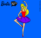 Dibujo Barbie bailarina de ballet pintado por marielis