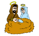 Dibujo Natividad pintado por Maria_15