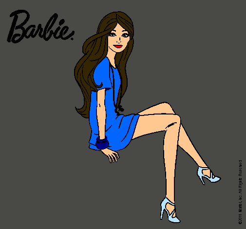 Barbie sentada