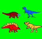 Dibujo Dinosaurios de tierra pintado por nico8