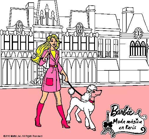 Barbie y su perrita