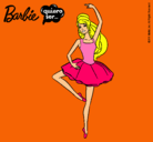 Dibujo Barbie bailarina de ballet pintado por SAHOMY