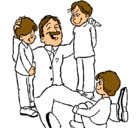 Dibujo Papa con sus 3 hijos pintado por salo42