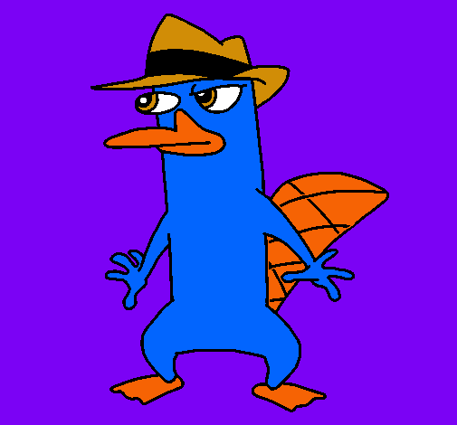 Dibujo Perry pintado por okidaz