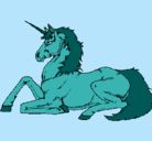 Dibujo Unicornio sentado pintado por jaizel