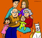 Dibujo Familia pintado por palocris