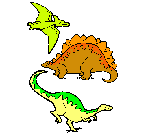 Tres clases de dinosaurios