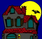 Dibujo Casa del misterio pintado por juanca10