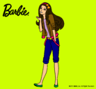 Dibujo Barbie con look casual pintado por lili3421