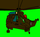 Dibujo Helicóptero al rescate pintado por luis265