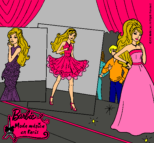 Barbie, desfilando por la pasarela