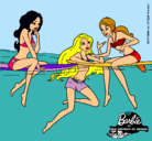 Dibujo Barbie y sus amigas pintado por CrIsStInAhH