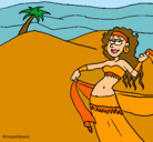 Dibujo Sahara pintado por LLENA