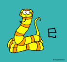 Dibujo Serpiente pintado por kog52io56