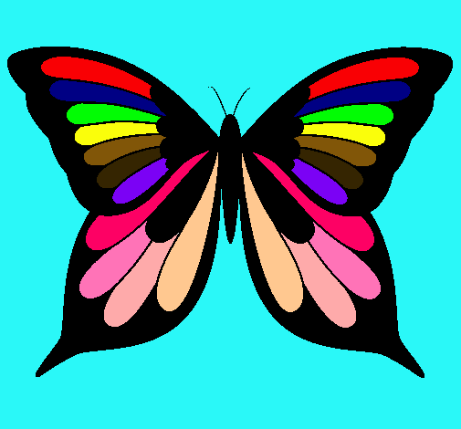 Dibujo Mariposa 8 pintado por antonela1