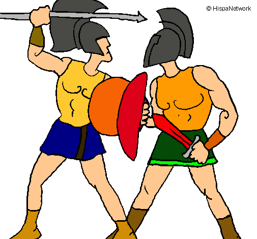 Lucha de gladiadores