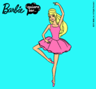 Dibujo Barbie bailarina de ballet pintado por sana