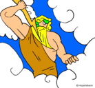 Dibujo Dios Zeus pintado por xunxyyxz