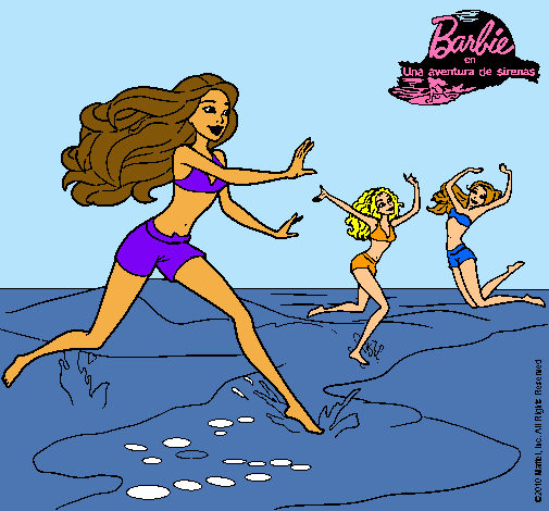 Barbie de regreso a la playa