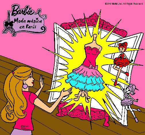 El vestido mágico de Barbie