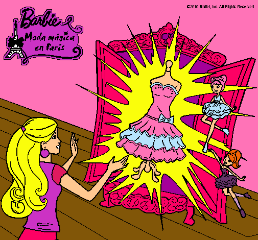 El vestido mágico de Barbie