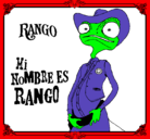 Dibujo Rango pintado por rango