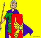 Dibujo Soldado romano II pintado por aquiles