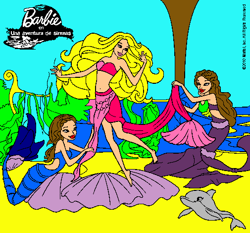 Barbie con sirenas