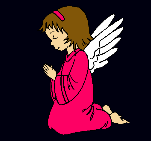 Dibujo Ángel orando pintado por Maria_15