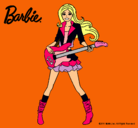 Dibujo Barbie guitarrista pintado por lili3421