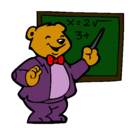 Dibujo Profesor oso pintado por sevares