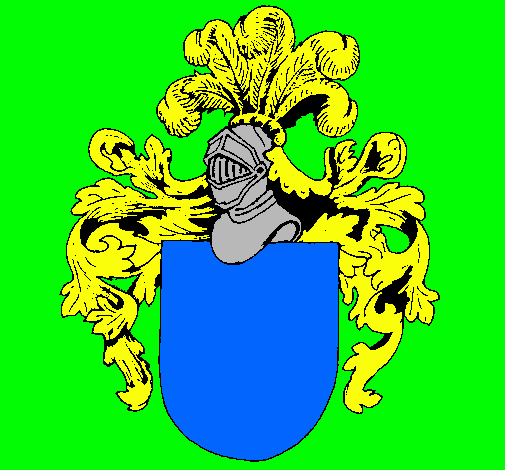 Escudo de armas y casco