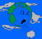 Dibujo Tierra enferma pintado por claudiagg