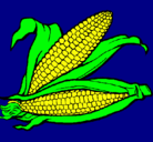 Dibujo Mazorca de maíz pintado por aleydis