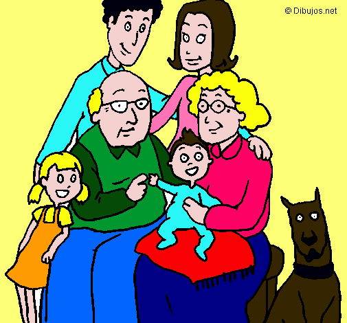 Dibujo Familia pintado por oscar24
